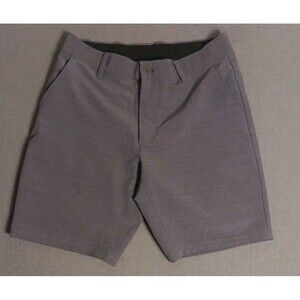 BYLT Kinetic Short Mens Large 34 Gray Iron Performance Stretch Casual Golf